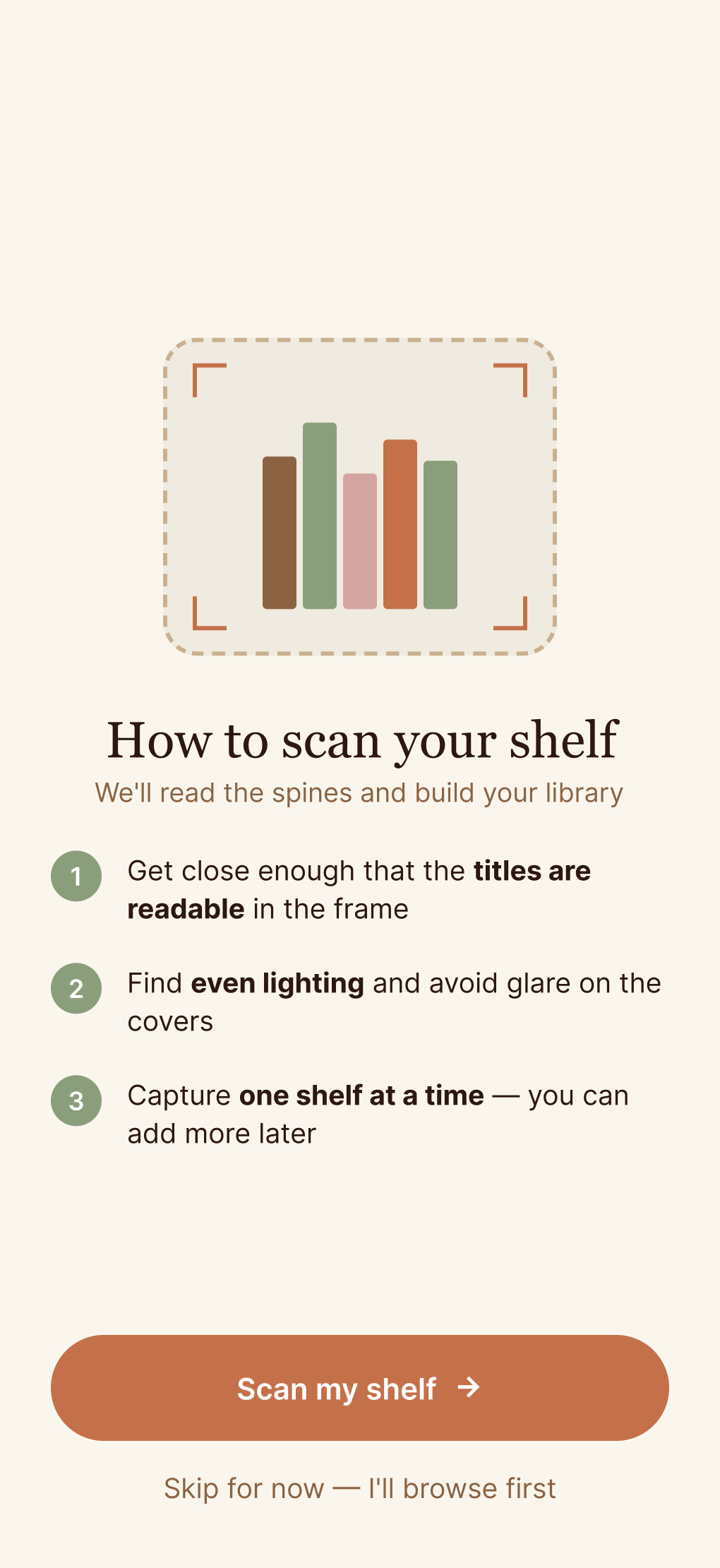 Lent With Love: how to scan your shelf